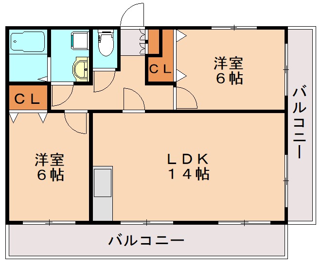 プレアール新飯塚の間取り写真