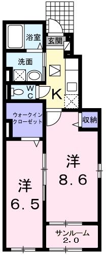 山陽電鉄本線 西舞子駅 徒歩9分 2階建 築16年の間取り写真
