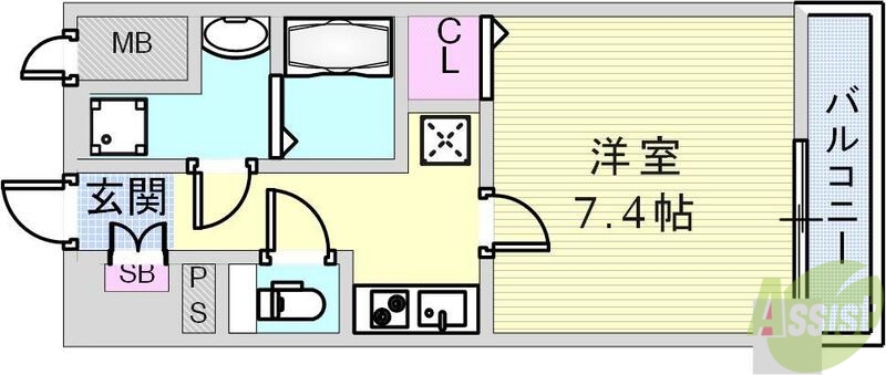 LEGESTA兵庫RIVAGEの間取り写真