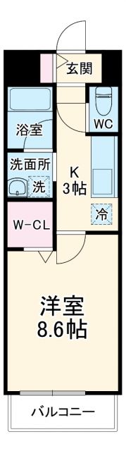 プリムヴェールの間取り写真