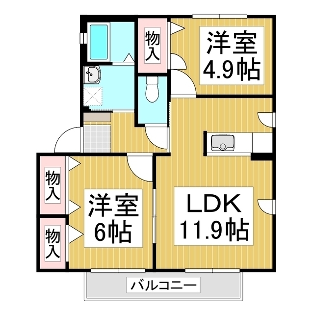 2LDK Apartment in Nagano, Nagano — photo 2 of 3