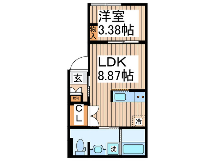 グラニット矢部の間取り写真