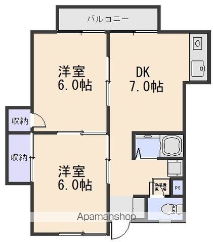 吉備津グリーンハイツの間取り写真