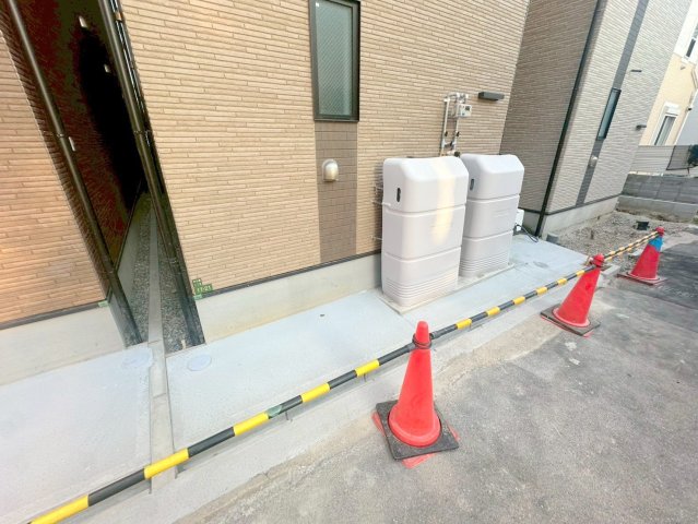駐車場　敷地内には入居者専用の駐輪スペースもあります。