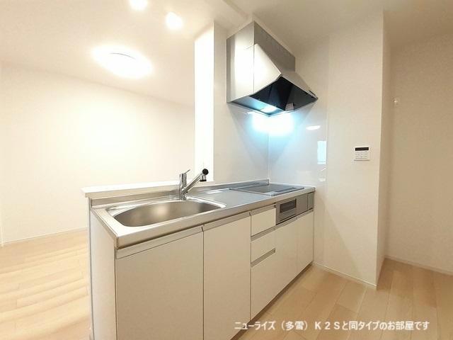 ＪＲ只見線 西若松駅 徒歩10分 2階建 新築のキッチン写真