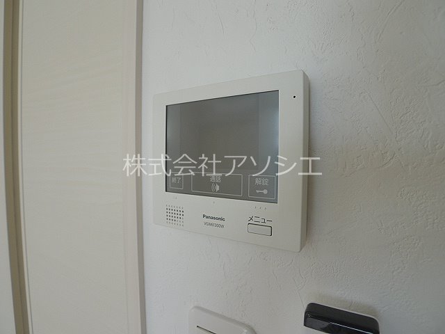 セキュリティ　モニター付きインターホン