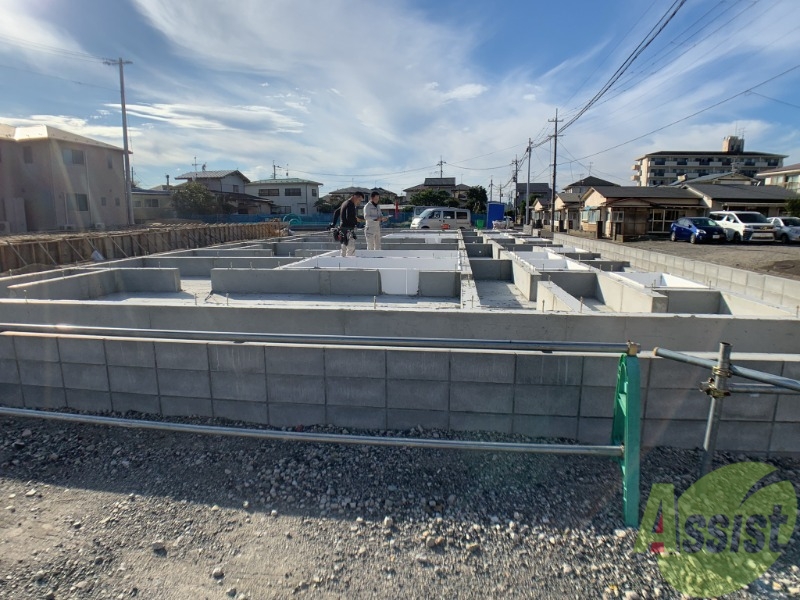トイレ　物件はこちらに建設予定となっております。