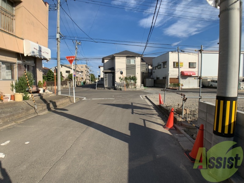 収納　物件はこちらに建設予定となっております。