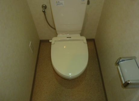 トイレ　ゆったりとした空間のトイレです