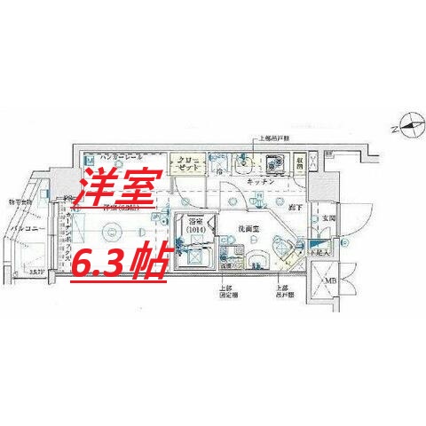 ＪＲ京浜東北線 大森駅 徒歩9分 9階建 築14年の間取り写真