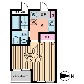 プログレッソ三鷹の間取り写真