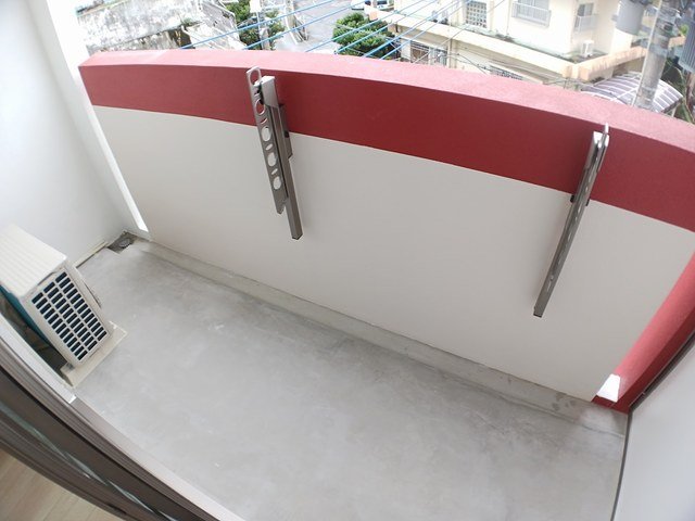 バルコニー　広々としたバルコニーです