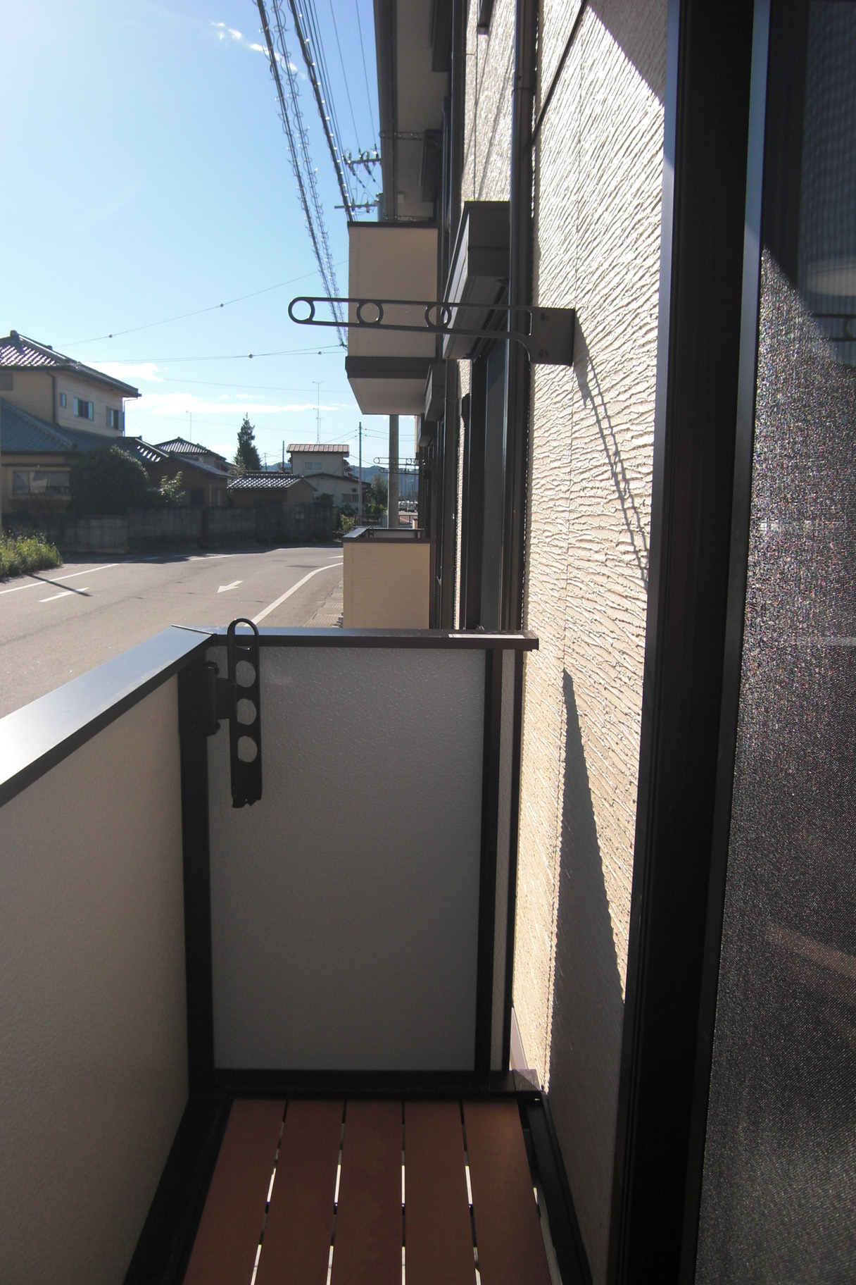 バルコニー　南向きバルコニーで日当たり良好です。