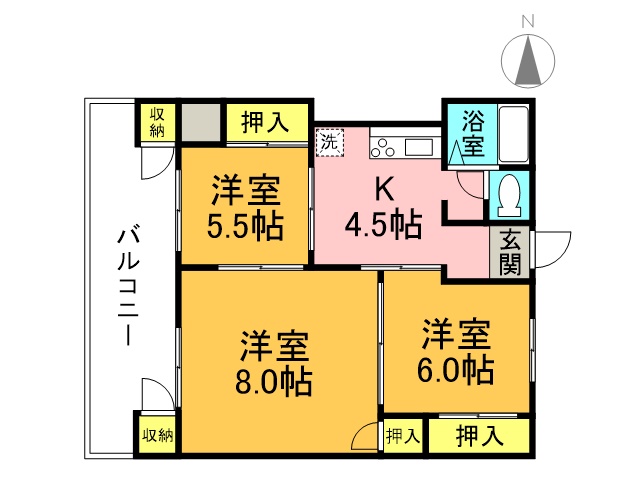 図景ヒルズの間取り