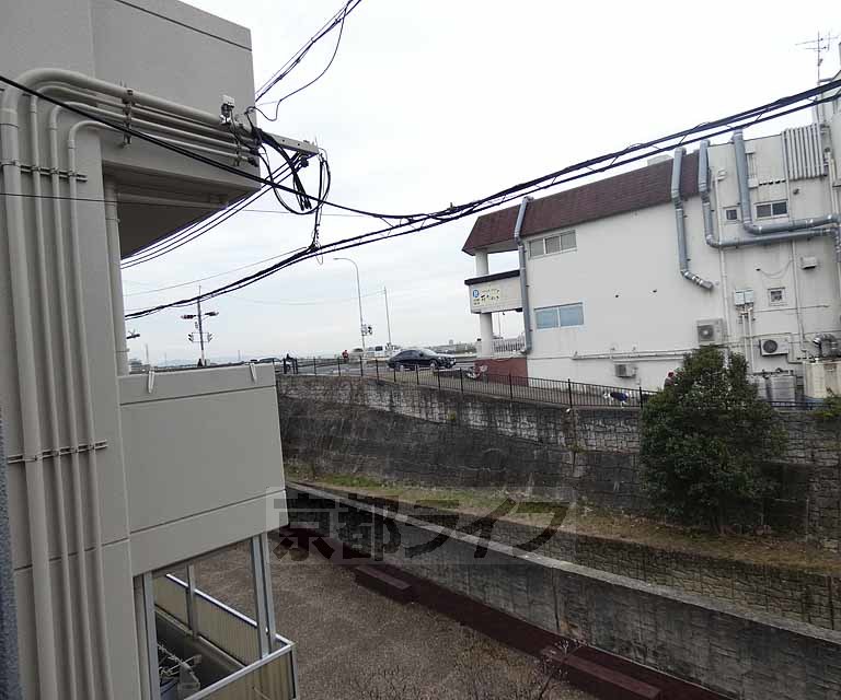 眺望　目の前が川です。