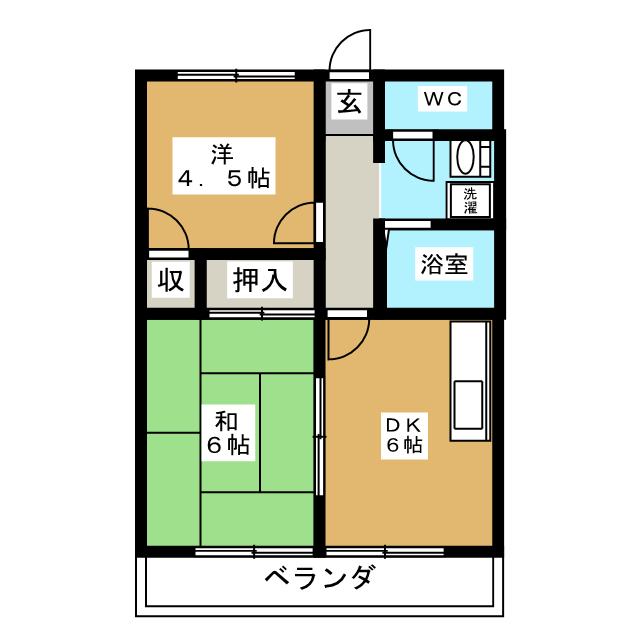 メゾンドール駿河台の間取り