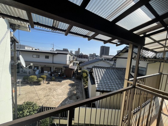 バルコニー　※別部屋の写真です