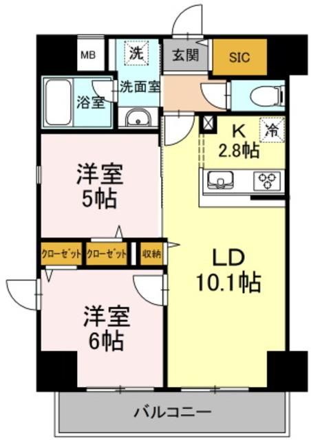 D-room早稲田の間取り