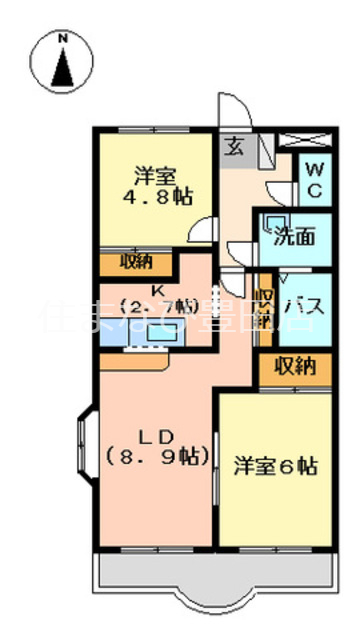 Ｓティファニーの間取り