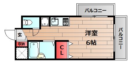 サンエキューズIIの間取り