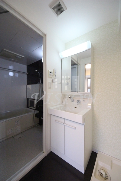 洗面設備　写真は別タイプのお部屋です。