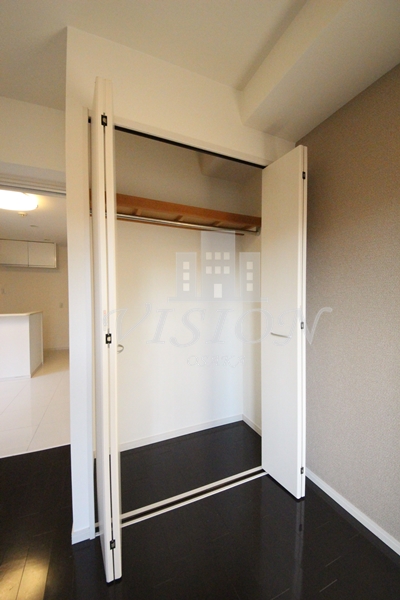 収納　写真は別タイプのお部屋です。