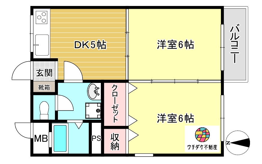 サンハイツの間取り