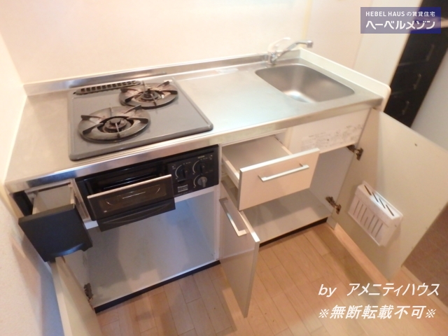 キッチン　[上條メゾン205の内装]ｂｙアメニティハウス