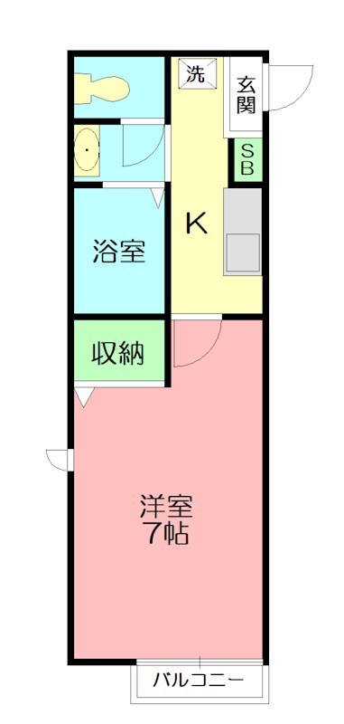 足柄上郡開成町吉田島のアパートの間取り