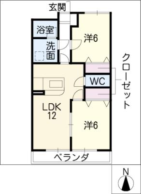 第２岐南ビルの間取り