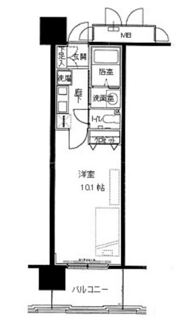 レジディア三宮東の間取り