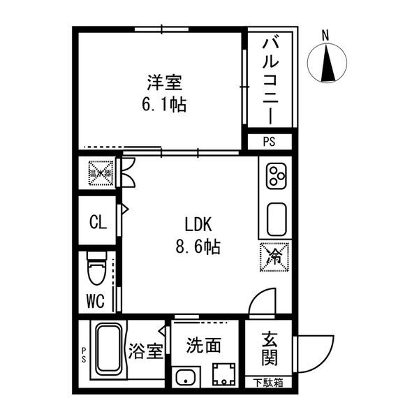 仮称）森河内西1丁目計画の間取り