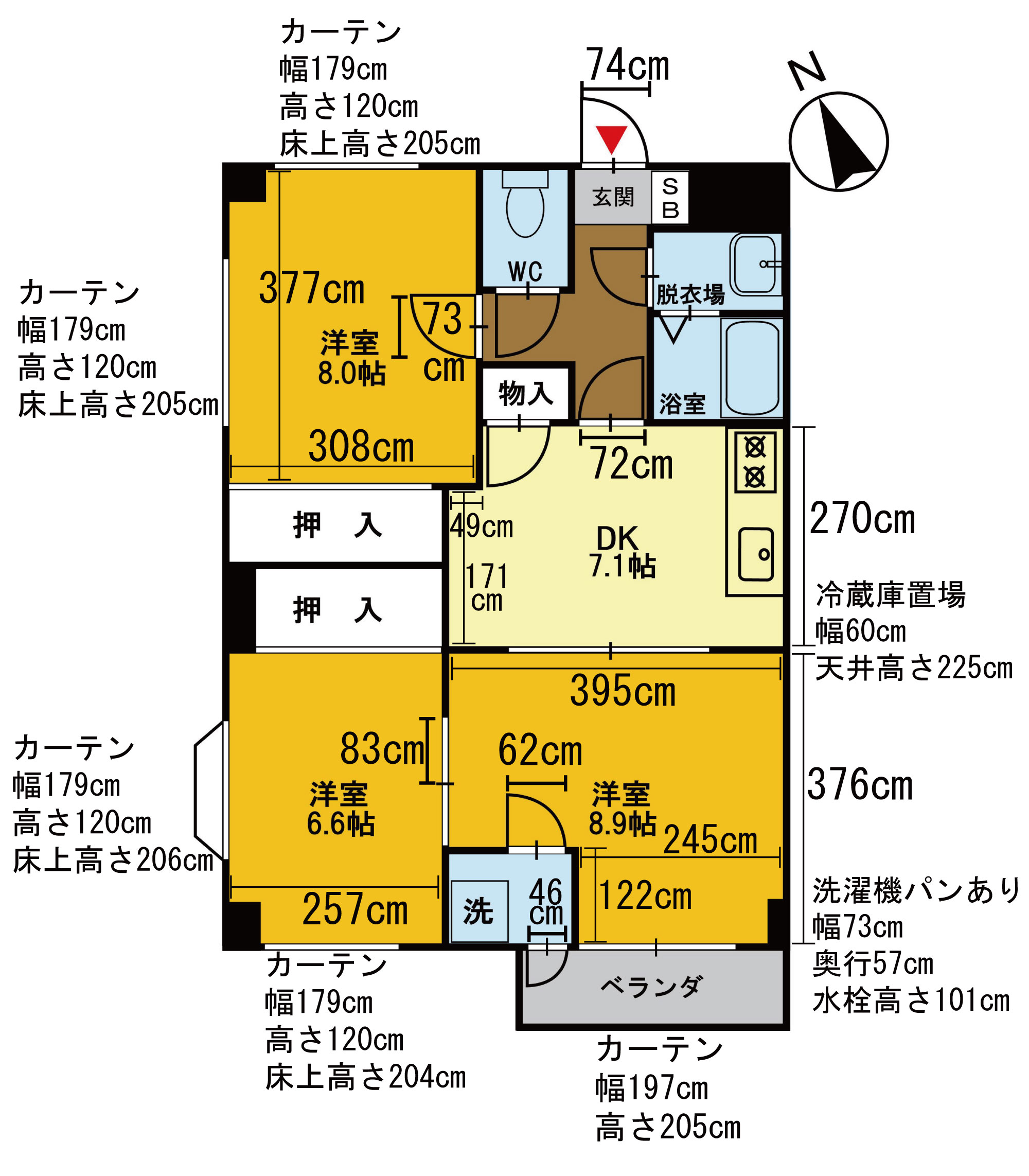 セサミ粟島の間取り