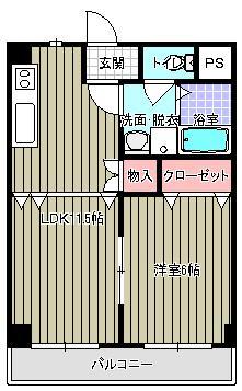 山形市上町のマンションの間取り