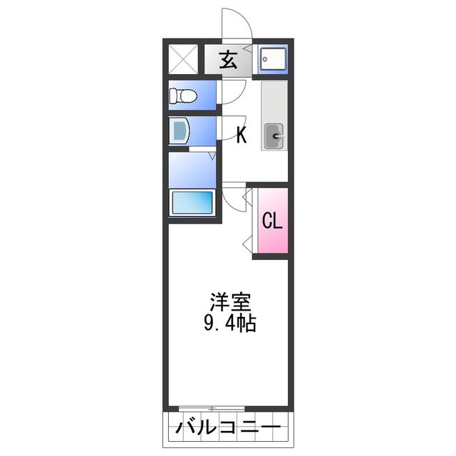 フジパレス リベーラ今福の間取り