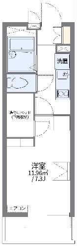 レオパレスサニープレイス甲府の間取り