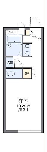 レオパレス貴船の間取り