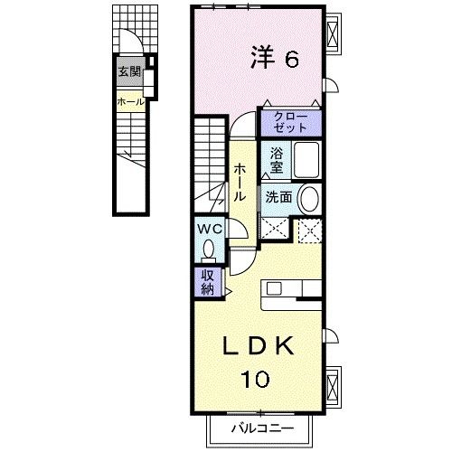 メゾンプラシードの間取り