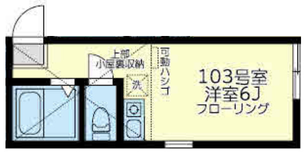 横浜市鶴見区上末吉のアパートの間取り