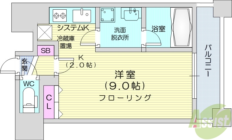 ラトゥールの間取り