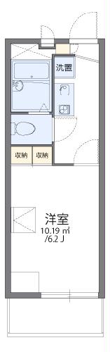 レオパレスエアフォルクの間取り