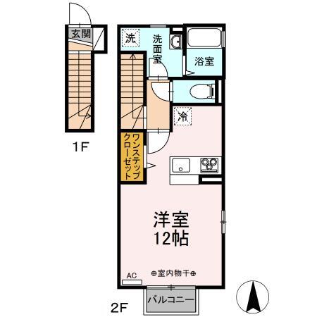 パインメイプル８５の間取り