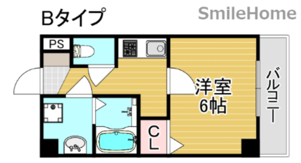 グランパシフィック清水丘の間取り