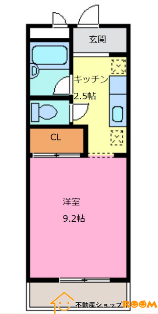 BRIZZ赤坂CANALの間取り