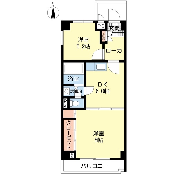 グランロード塚口の間取り