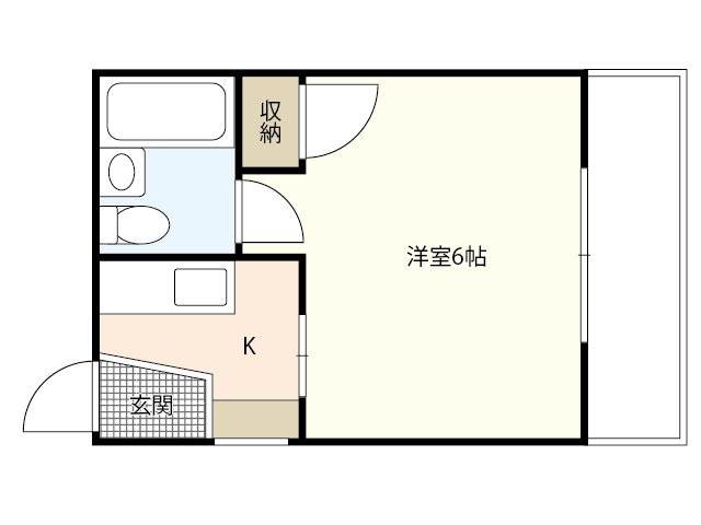 広島市西区中広町のマンションの間取り