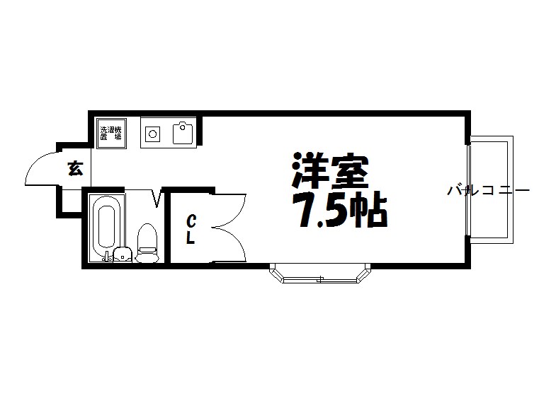 ミニヨン北白川の間取り