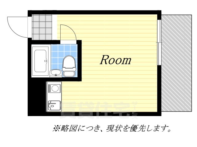 大阪市港区築港のマンションの間取り