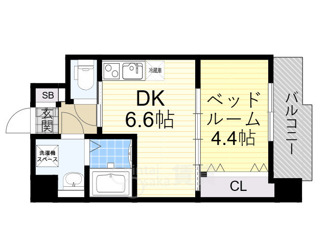 ウインズコート桜塚の間取り