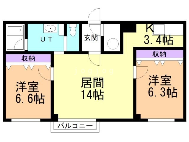 カトレアハイツの間取り